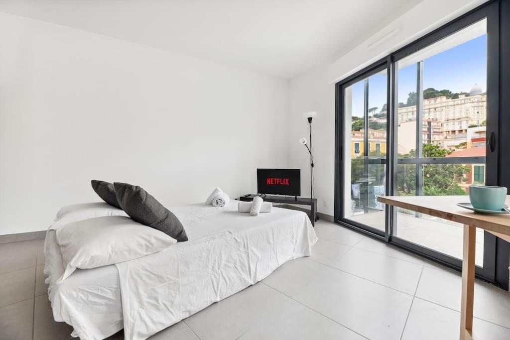 Le Cap Riviera - Centre- Parking Prive - Climatisation Apartment Menton Exterior photo